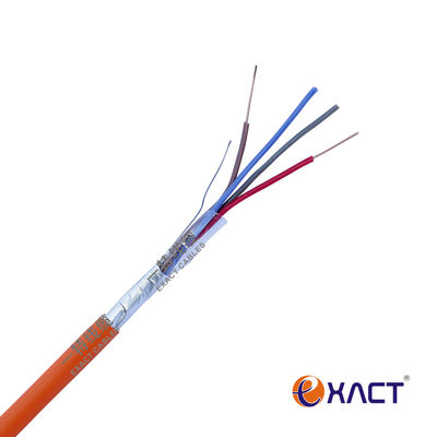 Câble D'alarme Incendie FPLR 18 AWG - 1000 Pieds Cuivre Solide Nu Rouge - Rouleau Complet